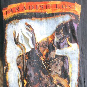 90's Vintage 1992 PARADISE LOST As I Die T Shirt XL Screen Stars Tag